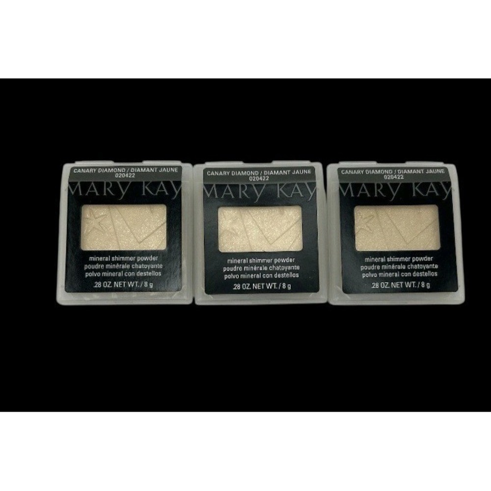 Mary Kay Mineral Shimmer Powder Shade Canary Diamond Lot Of 3 NEW!